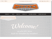 Tablet Screenshot of hookeraudio.com